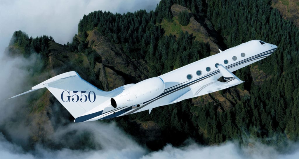 Gulfstream G550 uçağı