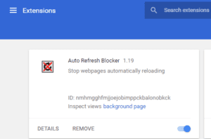 Auto Refresh Blocker adlı uzantı Chrome üzerinde sayfaların otomatik yenilenmesini engelliyor.