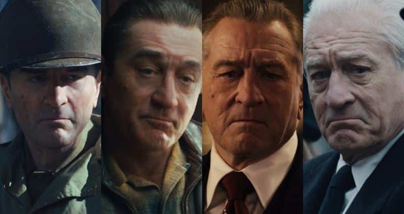 Filmde De Niro Frank Sheeran karakterini oynadı ve 209 dakikalık filmdeki değişimi bu şekilde.