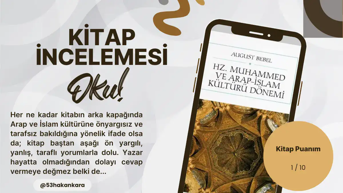 Hz. Muhammed ve Arap-İslam Kültürü Dönemi August Bebel